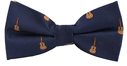 AUSCUFFLINKS Sport- und Spezial-Krawatten | Krawatten für Herren | gewebte schmale Krawatten | Geschenk für Arbeitskollegen, Gitarre Fliege, Dünn
