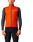 CASTELLI Men's Squadra Stretch Vest Sports, Fiery Red/Dark Grey, S