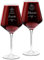 Maverton Set de 2 Verres à Vin en Cristal - Verres gravés 490 ml - Cadeau d’anniversaire pour chaque Couple - Verre Classique pour parents - amis - Parents