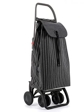 Rolser Klappbarer Einkaufstrolley I-Max Tailor 4 Räder (2 drehbare) - Carbon