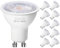 GU10 LED Bulbs, Warm White 2700K, 5W LED GU10 Spotlight Bulb, 50W Halogen Spotlight, 220-240V 362LM 38 Degree Narrow Beam Angle Energy Saving Non-dimmable Pack of 10