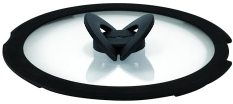 Tefal Ingenio Couvercle en Verre 24cm, Rangement Facile, Gain de Place, Poignées Pliables, Chauffage Plus Rapide, Compatible Ingenio Cookware, Passe au Lave-Vaisselle, Qualité Supérieure, L9846554