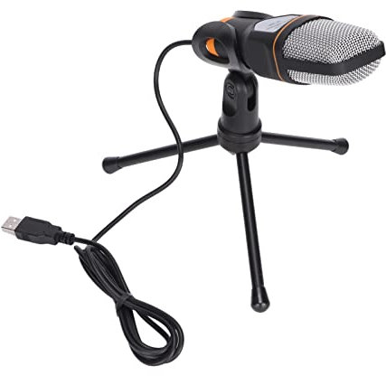 Beufee USB-Mikrofon, Kondensator-Aufnahmemikrofon Mit Stativ, PC-Mikrofon, Verstellbares Aufnahmezubehör Für Online-Unterricht(USB)