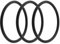 ECSiNG 3 Stück Union Fitting O-Ring Leckstop-Ring 6020018 350099 Außendurchmesser 56 mm Dicke 3,5 mm kompatibel mit Pentair SuperFlo und SuperMax Gummi
