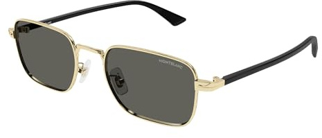 Montblanc Herren Mb0339s Sunglass Man Metal Sonnenbrille, bunt