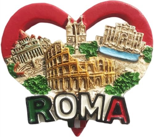 Kühlschrankmagnet Rom Italien Roma Reise Souvenir Kühlschrank Dekoration Magnet 3D handbemalt Handwerk