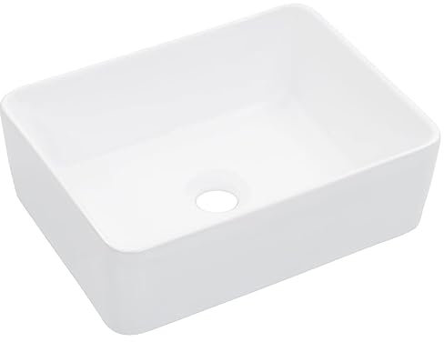 Genérico Lavabo 40x30x13 cm cerámica Bricolaje,Fontanería,Piezas para fontanería,Lavabos y fregaderos,Lavabos 8,14kg