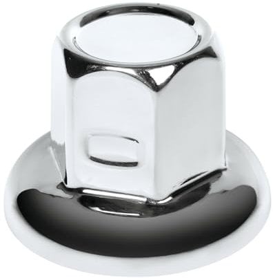 Lampa 97667 American, Set 10 copribulloni per Camion Testa Piatta in Acciaio Inox - Ø 32 mm - Cromo
