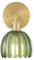 YVAMNAD Applique Murale Avec Abat-jour En Verre, Éclairage Mural Moderne E27, Applique En Verre Vert, Éclairage De Fond Nordique, Lampes Murales Réglables Pour Chambre À Coucher, Chevet, Escalier, Van