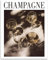 SUPERDANT 1 Stück Champagner Wanddrucke Vintage Wandkunst Poster Wandposter Drucke Kelch Poster Für Schlafzimmer Kunstwerke Für Schlafzimmer Ungerahmt Geschenke