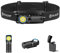 OLIGHT Perun 3 Mini Kit LED Stirnlampe 1250 Lumen wiederaufladbare Kopflampe mit 5000 mAh Ladecase, 60 Tage Akkulaufzeit, 5 Weißlicht- & 3 Rotlicht-Modi, Ideal für Camping, Angeln, Notfall Schwarz