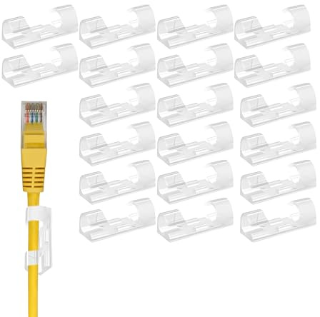 Schreibtischkabel Organizer - Kabelverwaltungssystem, Drahtveranstalter | Selbstklebende Drahtclips, Desktop-Drahtspeicher, unter Schreibtischkabelhalter für Computerdrähte TV-Kabel Home verwenden Kab