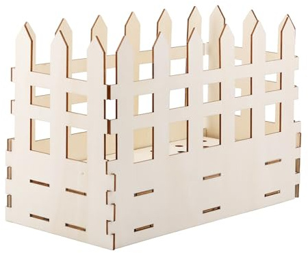 Hezhou Hölzerne 3D Vase DIY Holz Vases Kit Holzpuzzle Blumenvase Vase Holz Hölzern Blumenvasen Holzvasen-Set Bausteinvase Holzständer Für Kirschblüten Für Sonnenblumen Rosen Tulpen Narzissen (A)