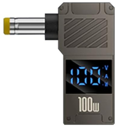 USB Typ C Buchse auf DC Hohlstecker Adapter Kabel Konverter Digitalanzeige