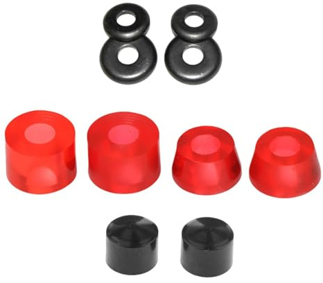 Skateboard Bushings Hard - 16 mm diameter ersättningsdelar, medium skridskor lastbilar ombyggnadssats | utomhuskryssare träning tävling skateboardåkare nybörjare skejtare skateboardåkare, skateboard