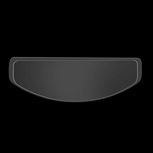 Tongdejing Película antivaho para visera de casco, inserto de lente de película protectora universal, calcomanía para visera de casco de motocicleta (transparente)