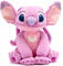 Disney Store Peluche oficial de Angel grande, Lilo y Stitch, 53 cm, personaje tierno hecho de tela suave al tacto con detalles bordados, adecuado para todas las edades