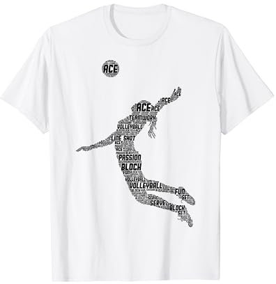 Volleyball Mädchen Volleyballerin Frauen Damen T-Shirt
