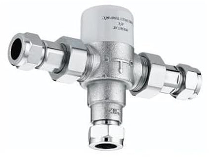 Commercial Hot Water 15mm TMV3 Thermostatic Blending Mixing Valve Under Sink