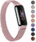 VANCLE Uhren Armband kompatibel mit Fitbit Luxe Armbänder für Damen und Herren, Edelstahl-Netzschlaufe, verstellbares Armband, Ersatzarmband