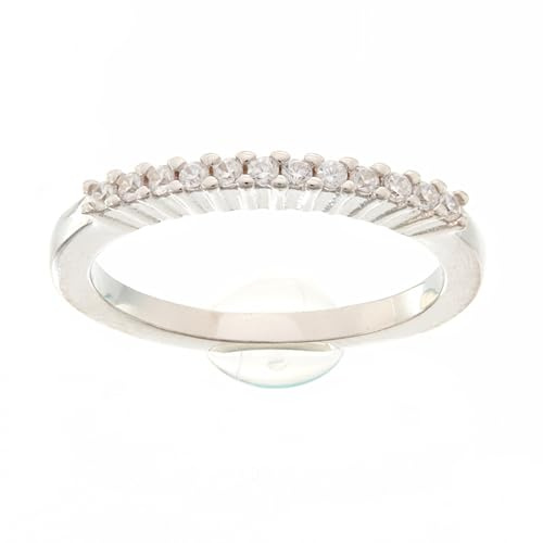 Beneto Ring Silver Ring with AGG187 Crystals - Schaltung: 52 mm sBE0356-52, Estándar, Nicht-Edelmetall, Kein Edelstein