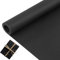 Geschenkpapier Schwarzes, 10m*38cm Kraftpapier Rolle, Schwarz Mattes Papier zum Basteln, Kraftpapier Packpapier Groß für Hochzeit Geburtstag Geschenkverpackungen, Kunsthandwerk