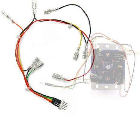 2pcs Arcade Harness 0.187 Joystick Microswitch Terminals 8pin 2Pin to 5pin Conversion Harness for Jamma MAME Bartop