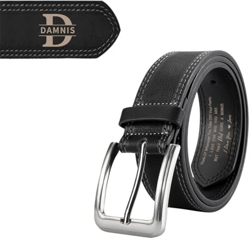 I Sucked It, So It's Mine Personalisierte Valentinstag Herren Ledergürtel, Benutzerdefinierte gravierte Name Leder Gürtel Geschenk für Männer Ihn Mann Freund (01)