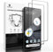Schutzfolie für Panzerglas für Google Pixel 7 Pro 5G, 2 Stück [Fingerabdruck-ID Unterstützen] [Sensible Berührung] Display Folie, [3D-Vollständige Abdeckung] [9H Härte] Schutzglas für Pixel 7 Pro - 2