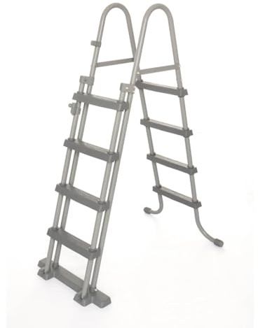 Sophrelle Bestway Échelle de Piscine à 4 marches Flowclear 122 cm 58331,Échelles, escaliers & rampes de Piscine,11.57kg-3202436