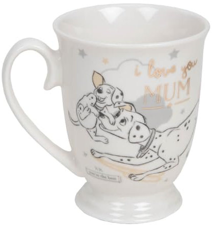 Disney Magical Beginnings 101 Dalmatians Gift Boxed Mug - I Love You Mum