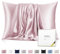 Texbee Silk Pillowcase, 22 Momme Mulberry Silk Pillowcases for Hair and Skin Health, Soft Smooth Breathable Cool Pure Pillow Case for Beauty Sleep, with Gift Box, 1pc (Standard 50x66CM, Pink)