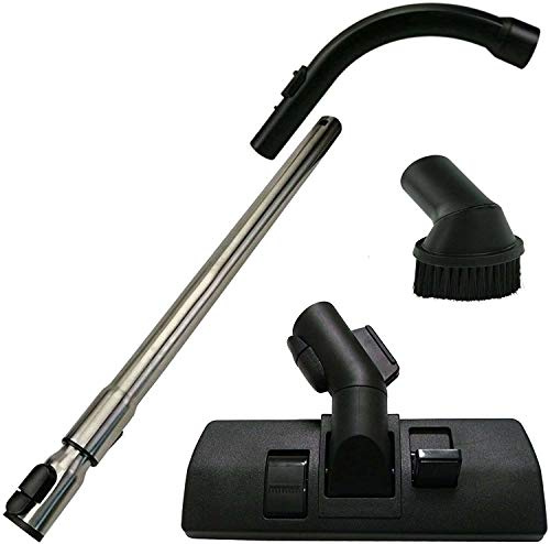 Maxorado Brosse d'aspirateur combinée avec manche compatible avec aspirateur Miele série C3 Complete C 3 Compact Ecoline Plus + Cat & Dog Powerline Silence C2 C1 C 1 2