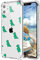 MAYCARI Cute Dinosaur Case Clear for iPhone 11 Pro, Cartoon Animals Design Transparent Shockproof Anti-Scratch Soft Flexible TPU Cover with Air Cushion for Men&Women