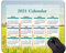 Yanteng 2021 Mauspad Kalender, Buddhismus Glaube Gummi Mauspad