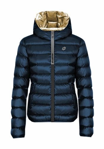 Lotto GIUBBOTTO DONNA 110 GRAMMI - PIUMINO DONNA INVERNALE - TRAPUNTATO IMBOTTITO 110 GRAMMI GIACCA DONNA GIUBBOTTO DONNA CON CAPPUCCIO (XL, 149650 BLU)