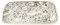 Mino Ware Japanische Keramik-Teller Meerestiere mattes Finish, hergestellt in Japan (Import Japan) GBS010 (rechteckig)