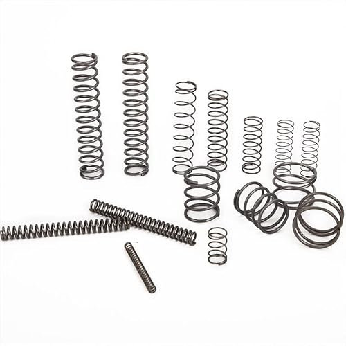 YSANO Zylinderspule Spiralfeder komprimiert dämpfend Druckrückkehr Kleiner 65 mn Stahl WD 0,9 mm (Farbe: 10 mm (10 Stück), Größe: 6 mm