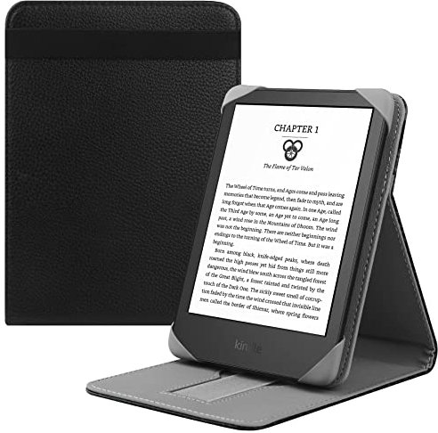 HoYiXi Universal Hülle für 6-Zoll Der Neue Kindle 2022 & 2019/Kobo Clara HD/Kobo Clara 2E/Kobo Nia/Pocketbook Basic 4/Touch Lux 5 Ständer Hülle für 6'' Pocketbook/Tolino/Sony E-Book Reader, schwarz