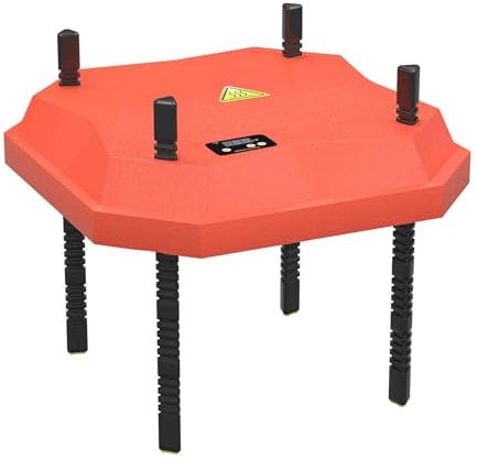Fudajo Panneau chauffant – 25 x 25 cm – 30 W – pour élevage de 20 poussins au max. – Plaque de chauffage – éleveuse d'oisillons avec Thermostat