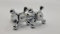 Replacement Hot and Cold Victorian Style Cross Head Hot & Cold Taps - Traditional Classic Indices Conversion Kit for Bathroom Basin and Kitchen Sink Taps