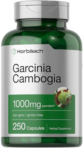 Horbaach Garcinia Cambogia Extract Pills | 250 Capsules | Herbal Extract Supplement | Non-GMO, Gluten Free