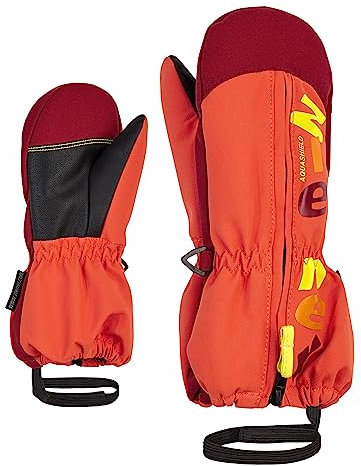 Ziener Baby LANGELO Ski-Handschuhe/Wintersport | wasserdicht atmungsaktiv, burnt orange, 98cm