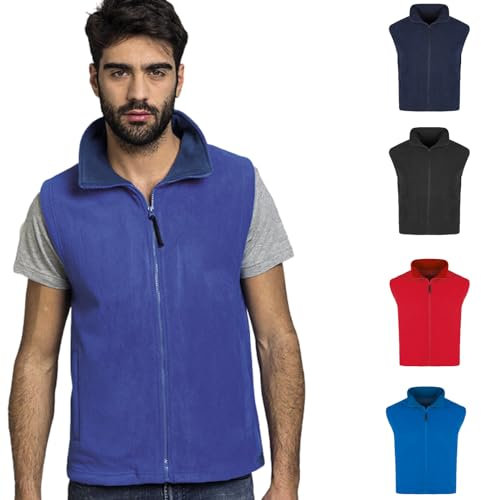 Hole Gadget ® | Gilet Personalizzato 100% Pile Abbigliamento Professionale da Lavoro con Stampa o Ricamo Pubblicitario da Uomo o Donna, Divisa Aziendale e Rappresentanza PM540 (5)