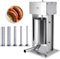 VEVOR Poussoir à Saucisses Électrique 12 L, Machine à Saucisses Verticale Moteur 200 W, Ensacheuse Saucisse en Inox 304 Alimentaire, Contrôle de Vitesse en Continu, 5 Tubes de Remplissage, Restaurant