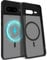 MyGadget Case for Google Pixel 8 [ MagSafe Compatible ] - Cover hybrid magnetic [ Rigid Back | Silicone Edges ] - Black