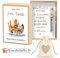 BOFUNX Taufegeschenk Geldgeschenke zur Taufe Inklusive Alles Liebe zur Taufe Karte Geschenkbox Kunststoff Reagenzglas Jutesäckchen Taufgeschenk Geld Gutschein Verpackung für Jungen Mädchen