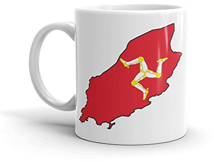 DV Mugs Ltd Mug à café de Haute qualité Motif Drapeau de l'Île de Man #7832