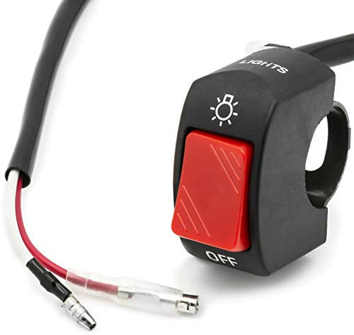 Motorrad Roller Lenker Lenk Stange Scheinwerfer Ein Aus Licht Schalter 6V 12V