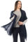 Dalle Piane Cashmere - Pashmina aus 100% Kaschmir - Made in Italy - für Frau, Farbe: Blau, Einheitsgröße